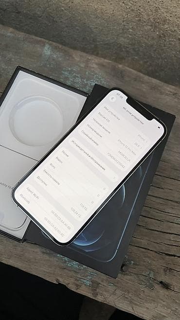 большой экран: IPhone 12 Pro Max, 128 ГБ, Pacific Blue, Коробка — 7