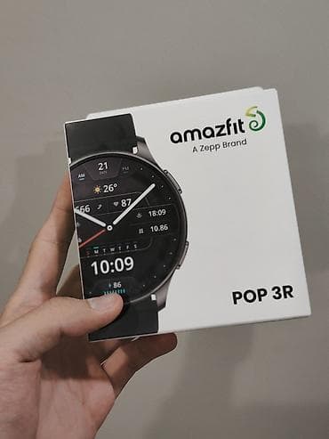 Amazfit Pop 3R — умные часы с классическим круглым металлическим