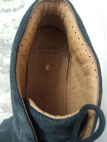 Туфли: Мужские ботинки, 39.5, Clarks, Б/у, цвет - Синий, Самовывоз — 3