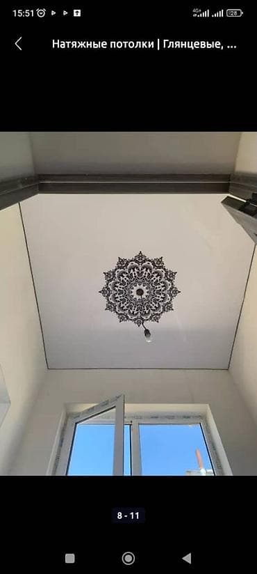 Натяжной потолок Глянцевое, Матовое, 3D потолки Гарантия, Бесплатная консультация, Бесплатный замер