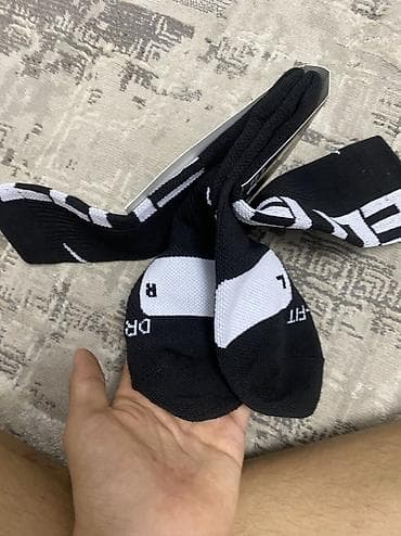 ноский: Носки Nike elite Белые и черные Тонкие для баскетбольных носков 1 — 7