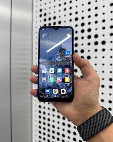нот 21: Redmi, Redmi Note 8, Б/у, 64 ГБ, цвет - Синий, 2 SIM — 2