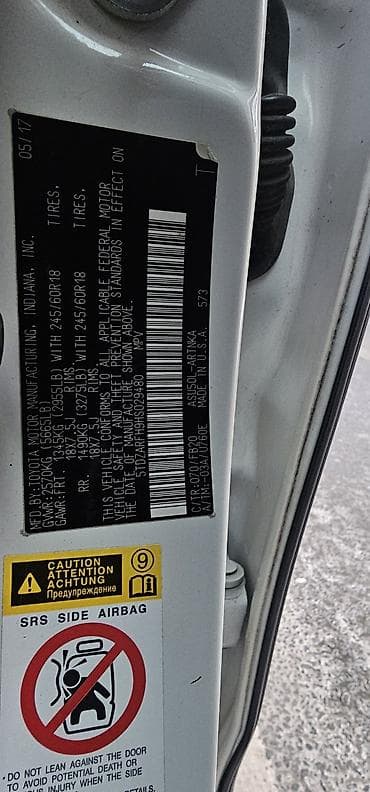 prius prim: Toyota Highlander: 2017 г., Автомат, Внедорожник — 7