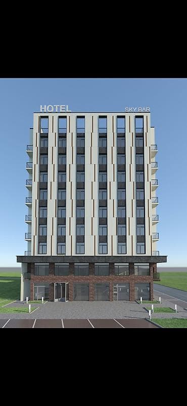 3ds max: Фасд Алюкабонд устанофка — 6