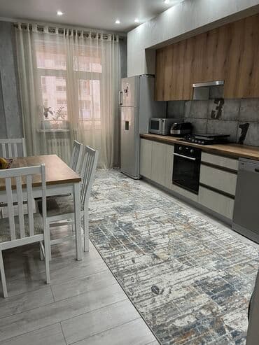 аренда квартир с подселением на долгий срок: 3 бөлмө, Менчик ээси, Чогуу жашоосу жок, Толугу менен эмереги бар — 1