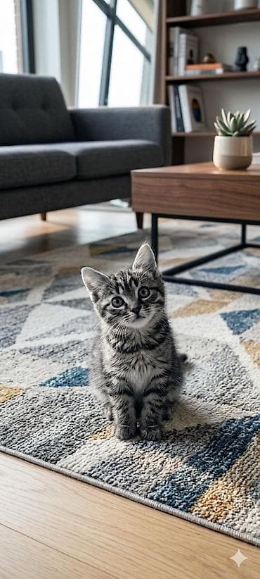 коша: Экзотическая, 2 месяца, Мальчик, Серый, Приучена к лотку — 1