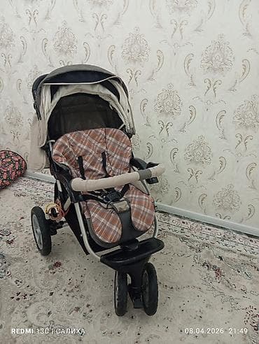 мото коляска: Коляска, Другой бренд, цвет - Коричневый, Б/у, Самовывоз — 7