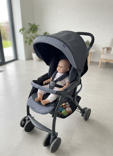 спортивный костюм на девочку: Коляска, Б/у — 1