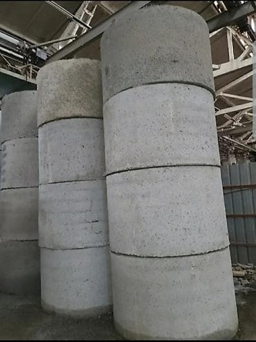 Железобетонное (ЖБИ) кольцо для септика Размер: 110 x 90 x 8 см, Платная установка, В розницу