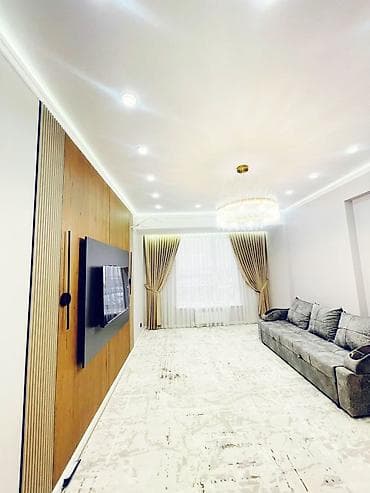 flat osh: 2 комнаты, 65 м², Элитка, 6 этаж, Готовая ПСО (под самоотделку) — 9