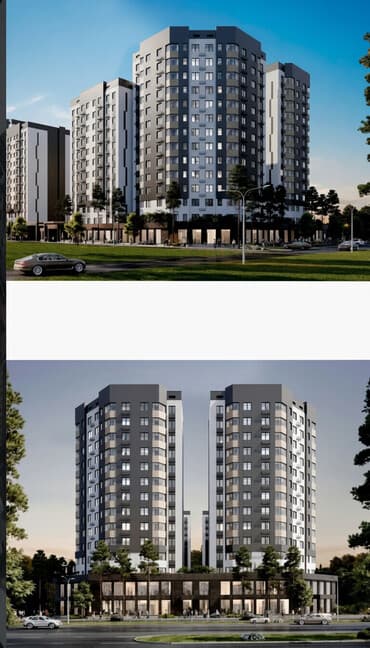 обмен 1 комнатной квартиры на 2 комнатную: 2 комнаты, 60 м², 9 этаж, ПСО (под самоотделку) — 1