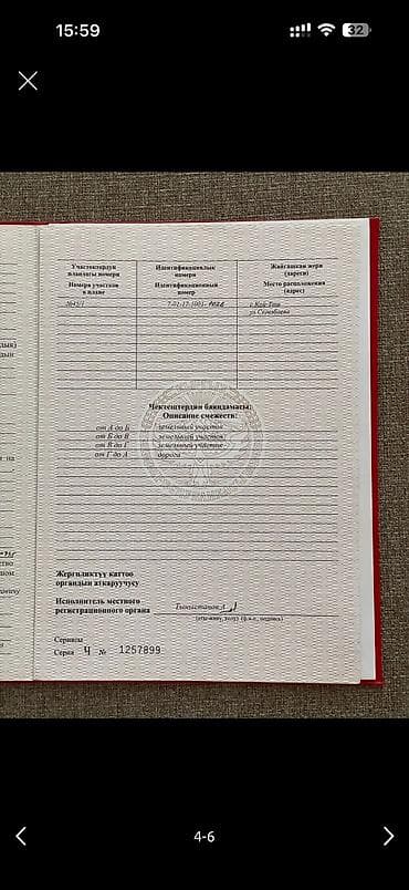 номер кг жалал абад: 6 соток, Для строительства, Красная книга — 3