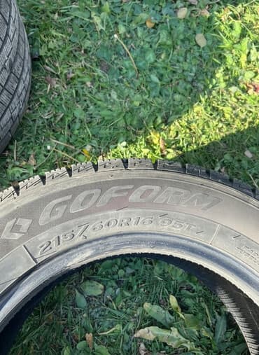 купить резину четырнадцатую: Шины 215 / 60 / R 16, Зима, Б/у, Комплект, Легковые, Goform — 2