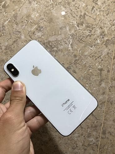iphone 10 x: IPhone X, Б/у, 64 ГБ, Серебристый, Защитное стекло, 100 % — 8