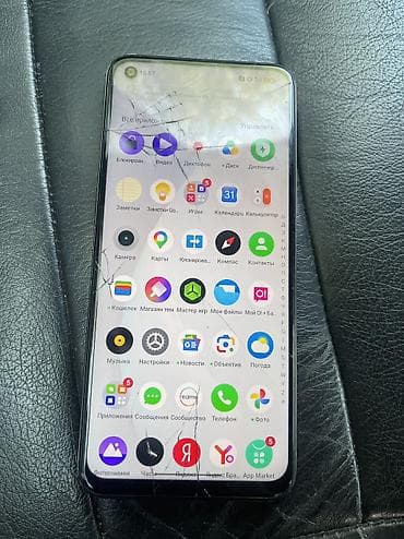 mchose a5: Realme 8i, Б/у, 128 ГБ, цвет - Черный, 1 SIM, 2 SIM, eSIM — 3