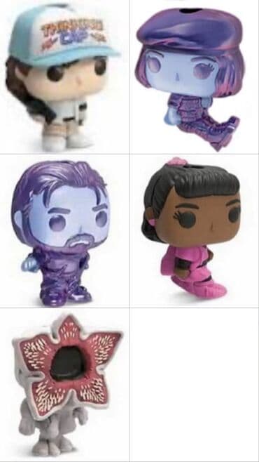 пять ночей с фредди: Набор коллекционных фигурок kinder joy “STRANGER THINGS” в стиле Funko — 1