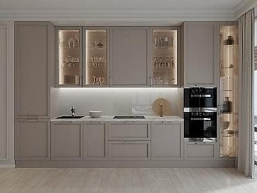 Кухонный набор на заказ, МДФ крашеный, 7–14 дней, Бесплатная доставка, Гарантия