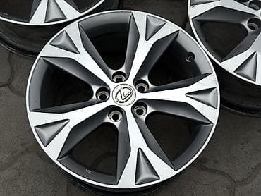 01: Литые Диски R 18 Lexus, Комплект, отверстий - 5, Б/у — 5