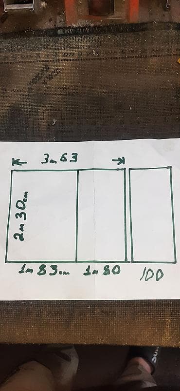 Распашные ворота: Металлические распашные ворота с калиткой, окрашены в синий цвет — 2