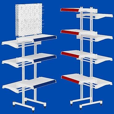 пл: Стеллаж Дисплей торговый напольный, Дисплей перфорированный с — 5