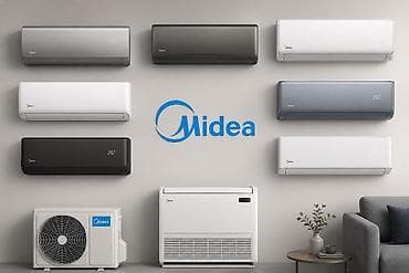 redmi note 6: Сплит-система, Midea, Новый, 35-40 м², Классический — 1