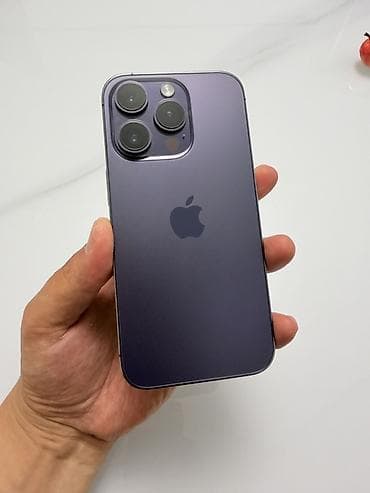 iphone 12 pro ma: IPhone 14 Pro, Б/у, 128 ГБ, Deep Purple, Кабель, 81 % — 1
