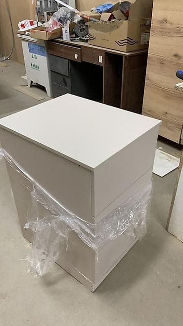 зеркола: Тумба для вещей и одежды, Новый, Без зеркала, ЛДСП, цвет - Бежевый — 3