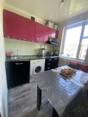 бишкек квартира жер уй: 3 бөлмө, 61 кв. м, 105-серия, 5 кабат — 4