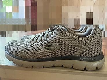 спрот: Мужские кроссовки, 42, Skechers, Б/у, цвет - Серый — 2