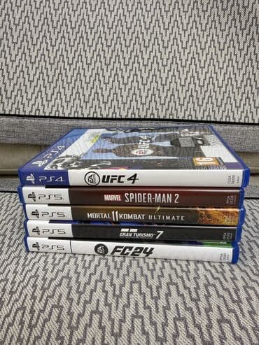 суу чачкыч: Игры PS5/PS4 UFC 4 - 2000 FC24 - 1500 Gran Turismo 7 - 2500 Spyder man — 2