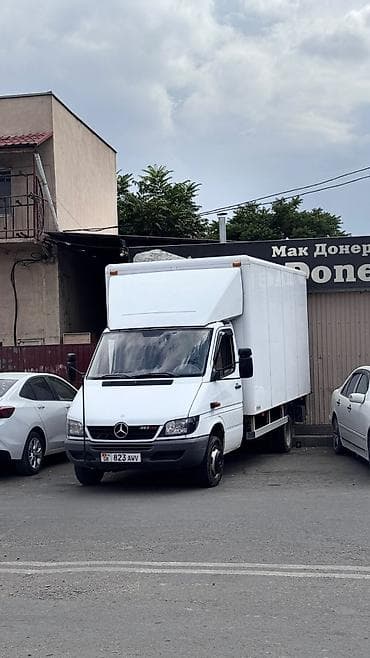 суу чачкыч: Буйрутма берүү Мерседес жүк ташуучу спринтер, Көчүү, Жүк ташуучу жумушчусу менен — 1