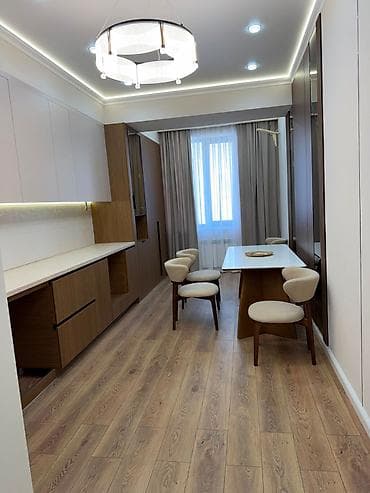 3 комнаты, 82 м², Асанбай мкр Элитка, 9 этаж, Евроремонт — 10