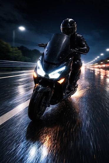 мт 09: Скутер-макси классa (чёрный), городской/туринговый. Цена: 35000 165 — 1