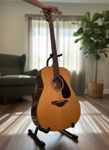 сколько стоит 6 струнная гитара: Акустическая гитара Yamaha f600 (дредноут) При покупке: Чехол — 1