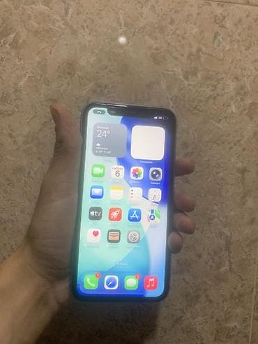 iphone 17: IPhone 11, Б/у, 128 ГБ, Голубой, Чехол, 71 % — 5