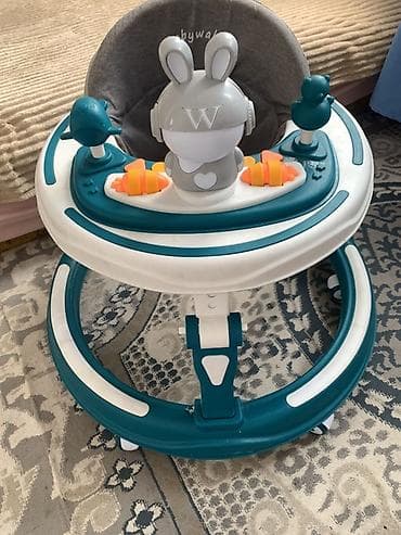 малыши: Детские ходунки Babywalker (круглая база) - Тип: классические ходунки — 4