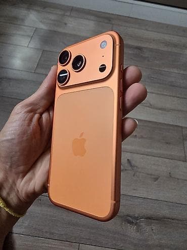 IPhone 17 Pro, Колдонулган, 256 ГБ, Ток сары, Каптама — 1