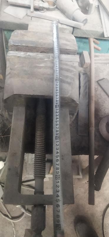 Бизнес үчүн жабдуулар: Тиски слесарные усиленные, поворотные - Тип: массивные стальные тиски — 3