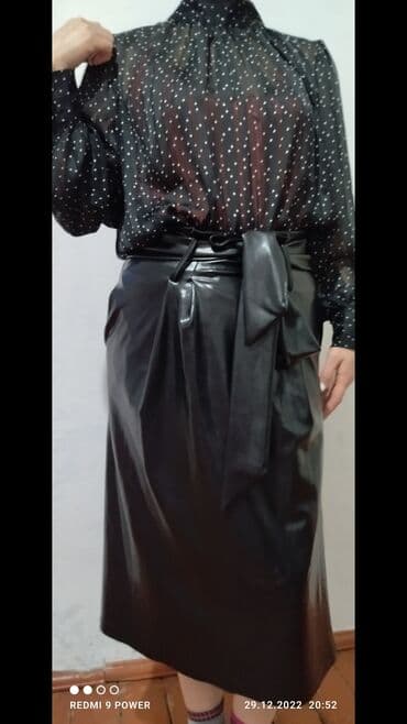 Шикарная турецкая кожаная юбка из Турции привезли несколько раз