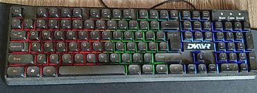 gaming mouse: Клавиатура, Мембранная, Проводное подключение, Размер: 100% — 1