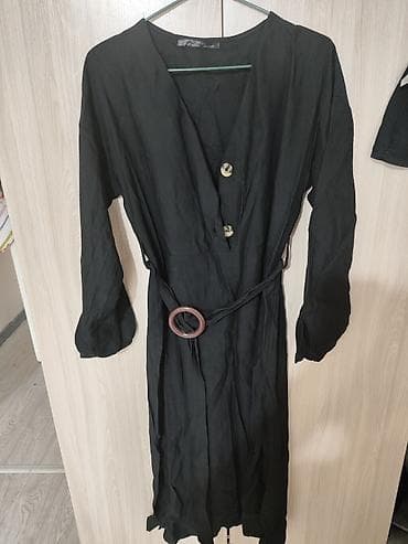 восточный платья: Повседневное платье, Турция, Длинная модель, Вискоза, Прямое, M — 2