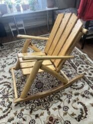 мебель из ясеня: Кресла-качалка, цвет - Коричневый — 3