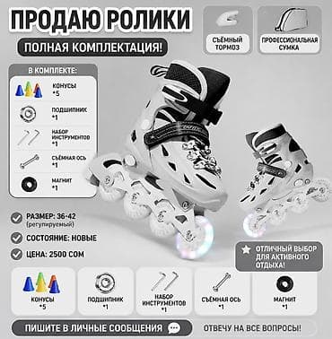 мото ролик: Роликовые коньки — полная комплектация Особенности: - Регулируемый — 1