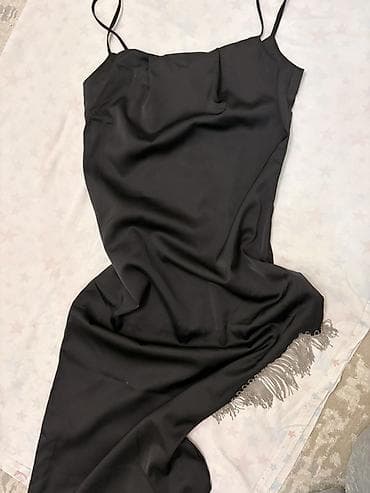 Платья: Повседневное платье, Лето, Короткая модель, Хлопок, Сарафан, S — 7