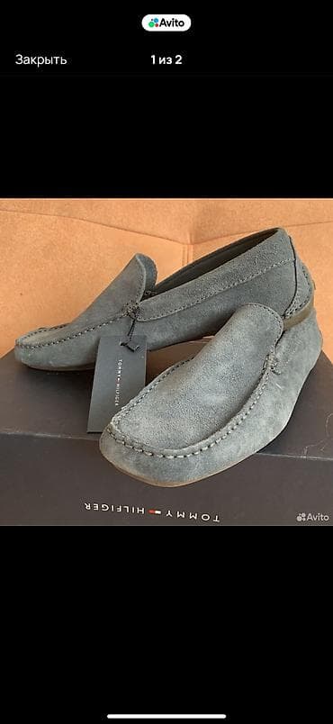 Мужские кроссовки, 39.5, 40, Tommy Hilfiger, Б/у, цвет - Голубой, Самовывоз, Платная доставка