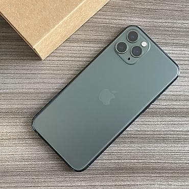 apple iphone 11 pro: IPhone 11 Pro, Б/у, 64 ГБ, Зеленый, Коробка, 90 % — 1