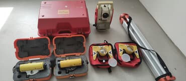 купить оборудование для парикмахерской бу: Продаю геодезические приборы: 1шт нивелир, 1 тахеометр, 2 призмы — 1