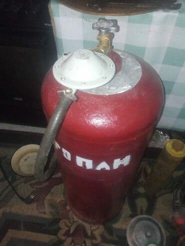 Газ балон 50л с редуктором и шлангом 4 метра.комплект с газом