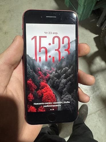 iphone се: IPhone SE 2020, Б/у, 64 ГБ, Красный, 76 % — 2