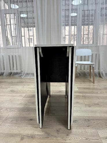 садовый столик и стулья: Кухонный стол и стул, цвет - Серый — 6